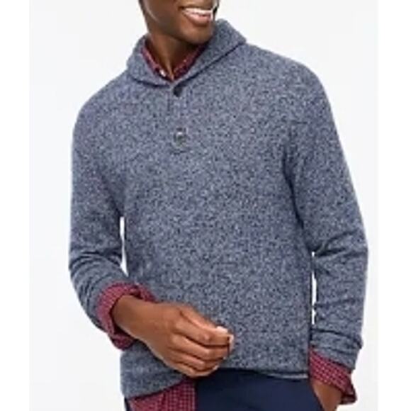 J. Crew Factory Shawl Collar Sweater Size L NWT - Picture 2 of 9